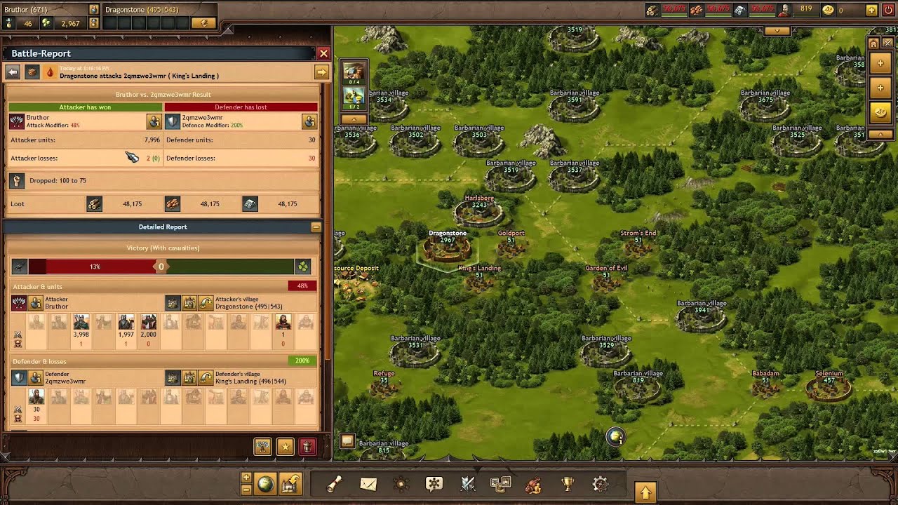 Tribal Wars 2 - How to conquer an enemy's village