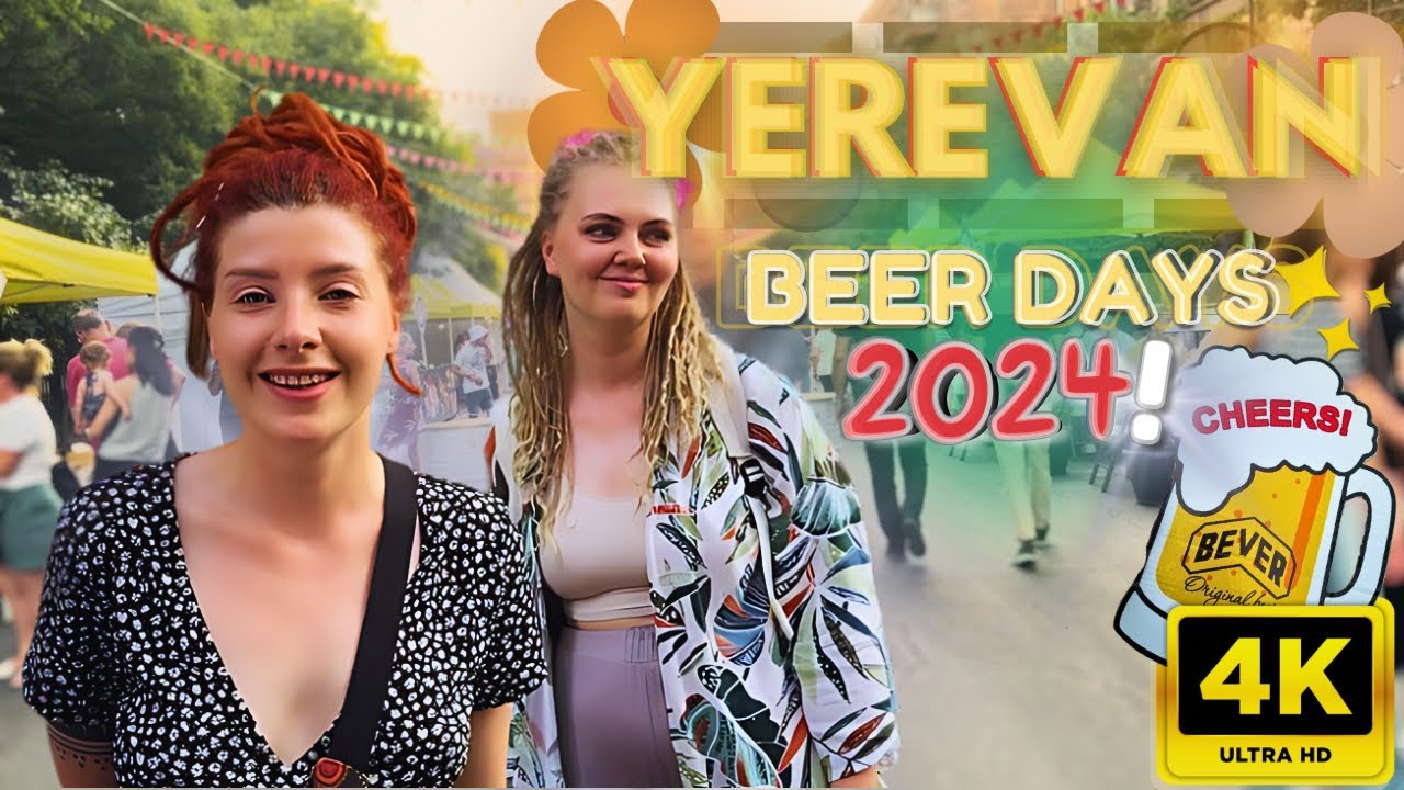 The BEER DAYS Festival - Yereven, Armenia 🇦🇲 - August 2024 - 4K 60FPS