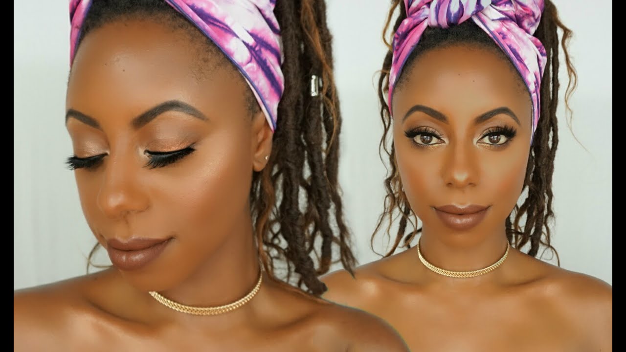 Melanin on FLEEK! BOMB Makeup Challenge! || Jessica Pettway