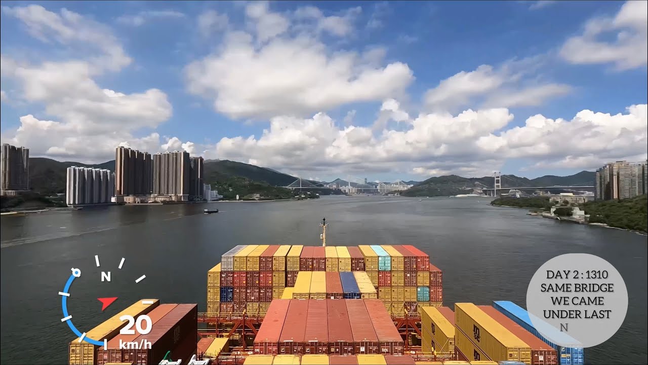 Epic Timelapse: From CHINA to SINGAPORE by SHIP