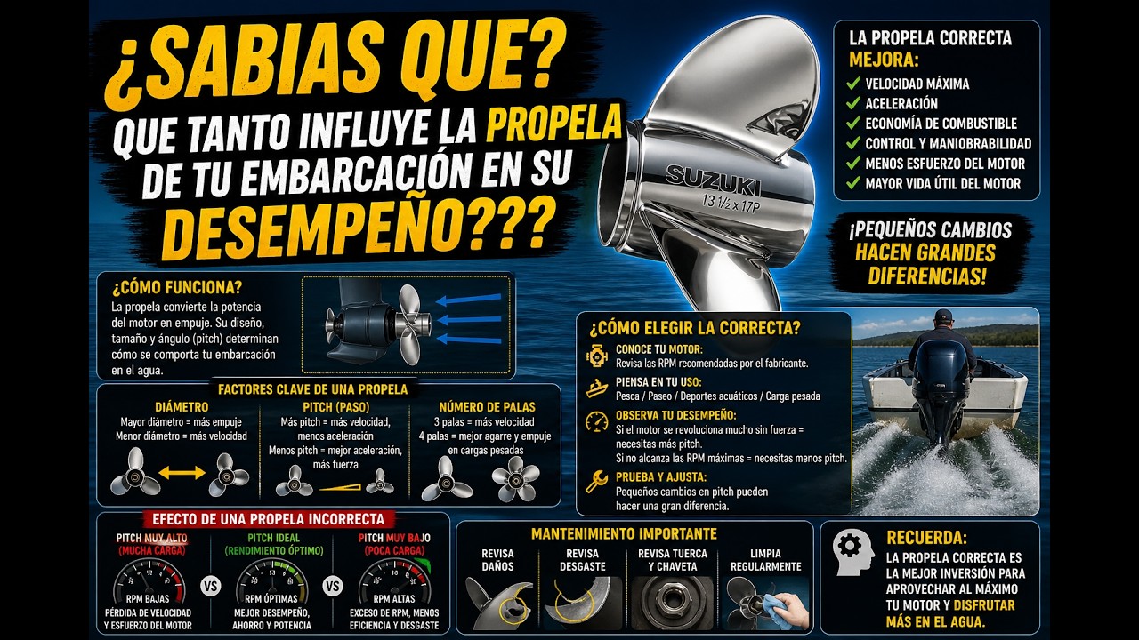 HÉLICE CORRECTA - Motor Marino