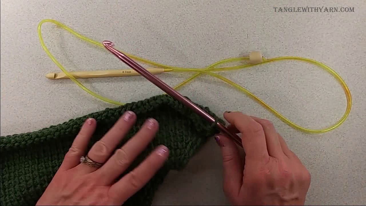 Тунисские крючки для вязания KoKnit, набор из 12 бамбуковых крючков с тросами
