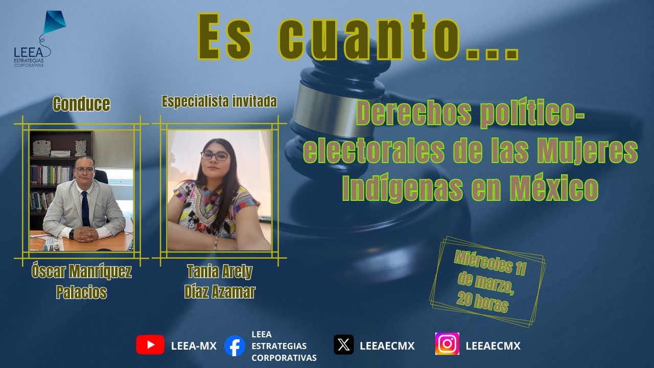 Derechos político-electorales de las Mujeres Indígenas en México 📱