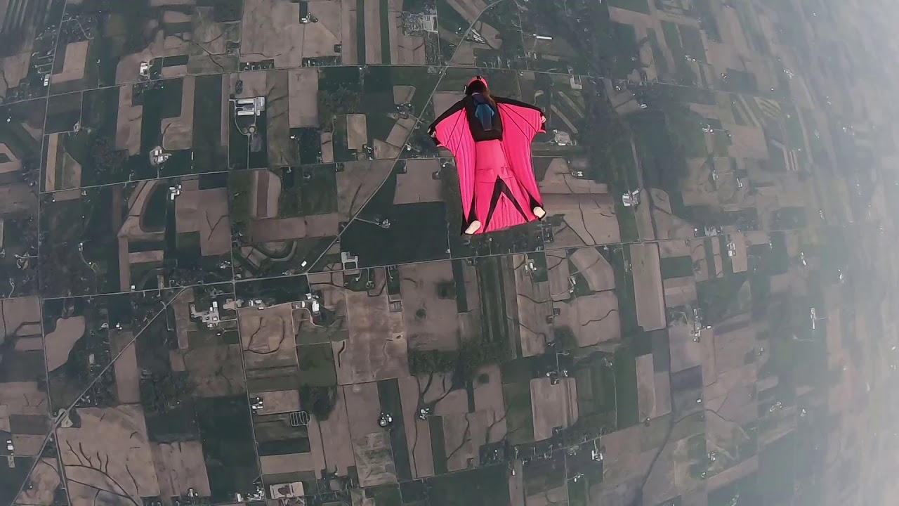 flat spin and wingsuit head down