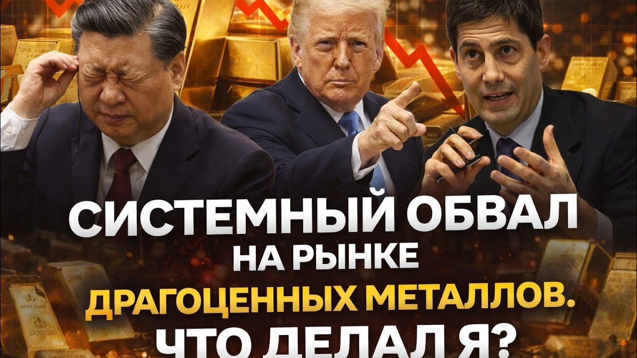 Системный обвал на рынке драгоценных металлов. Что сделал я?