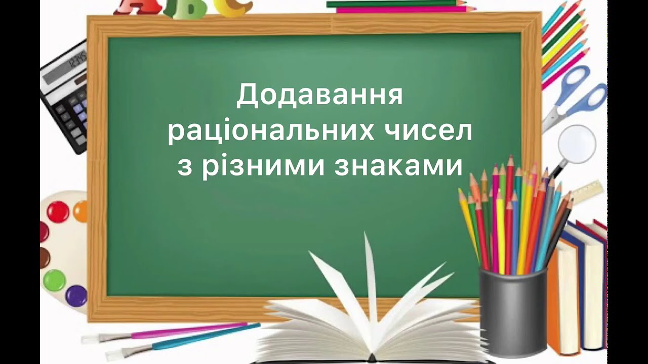 6 клас. №39.  Додавання раціональних чисел з різними знаками