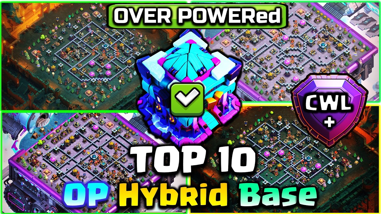 TOP 10! BEST Town Hall 13 (TH13) Base Layout + Copy Link 2025 | TH13 War/Legend Base |Clash of Clans