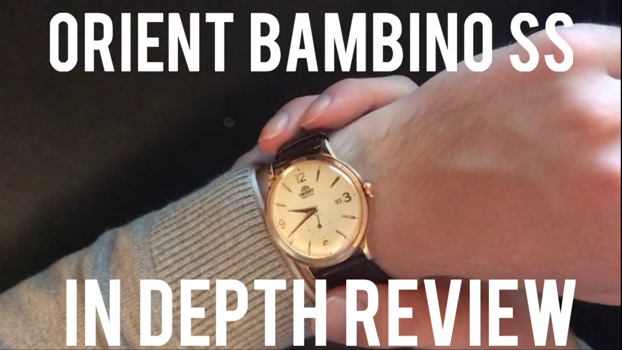 ORIENT BAMBINO SMALL SECONDS ROSE GOLD REVIEW
