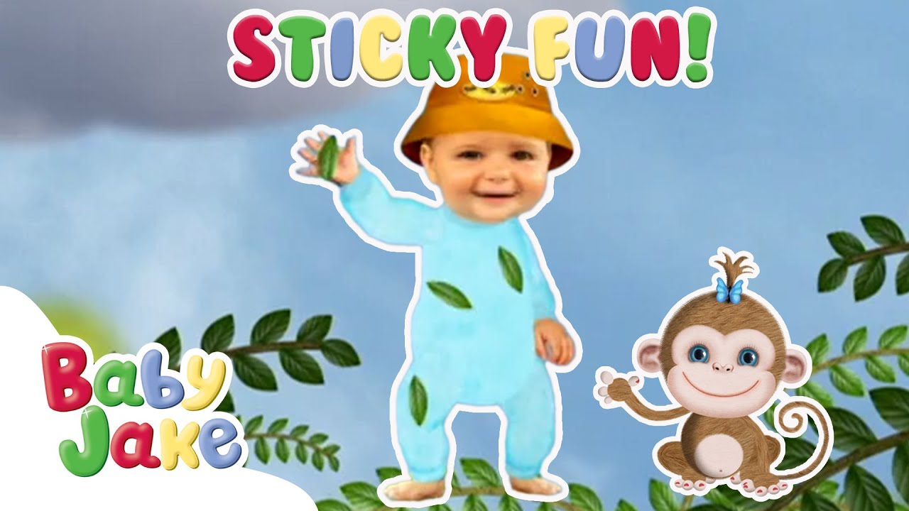 @BabyJakeofficial - 🌳😂 Sticky Fun in the Tropical Forest 😂🍃 | Full Episode | TV Shows for Kids