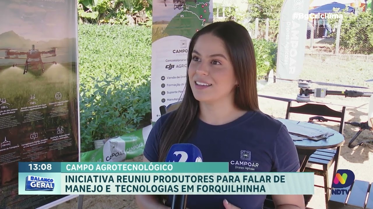Forquilhinha reúne agricultores em evento Campo Agrotecnológico