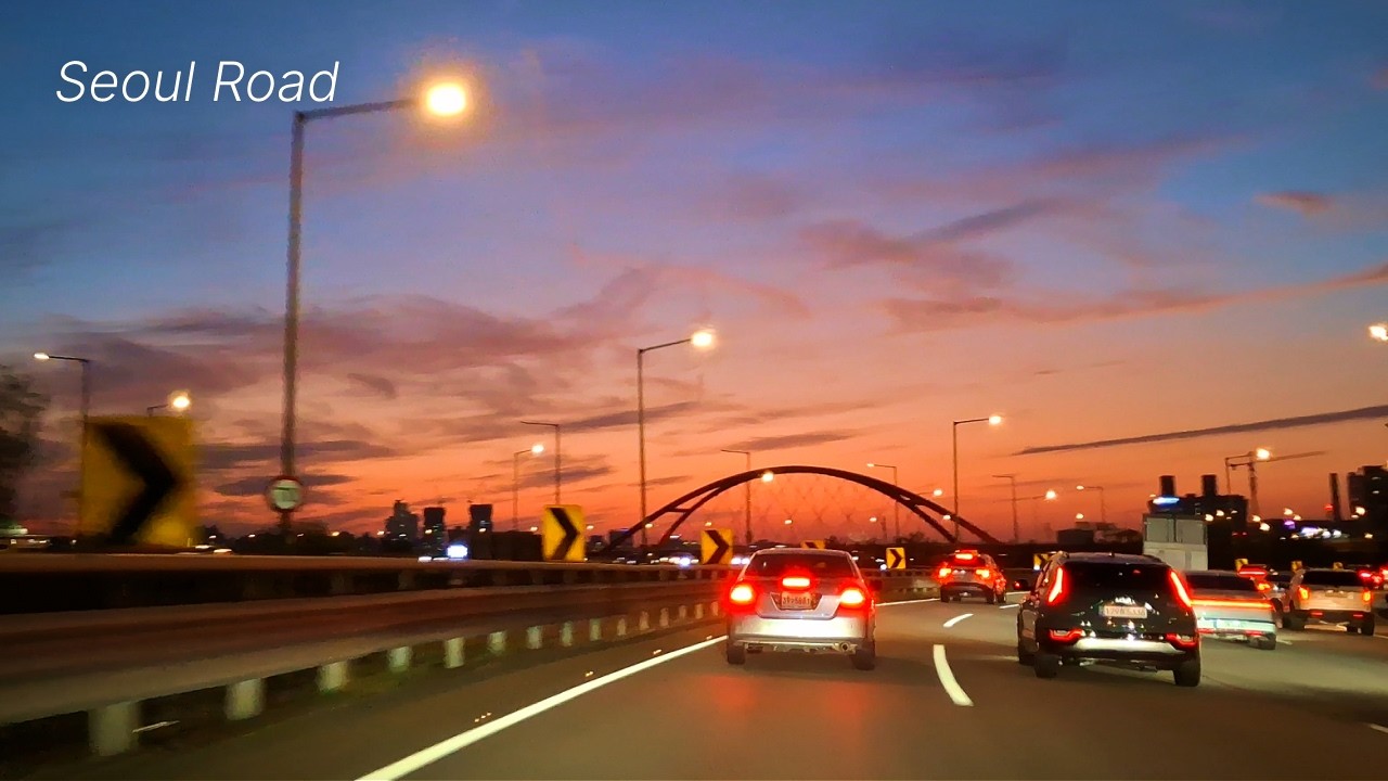Seoul Jangandong Drive [장안동-고양] Chillhop | 4K