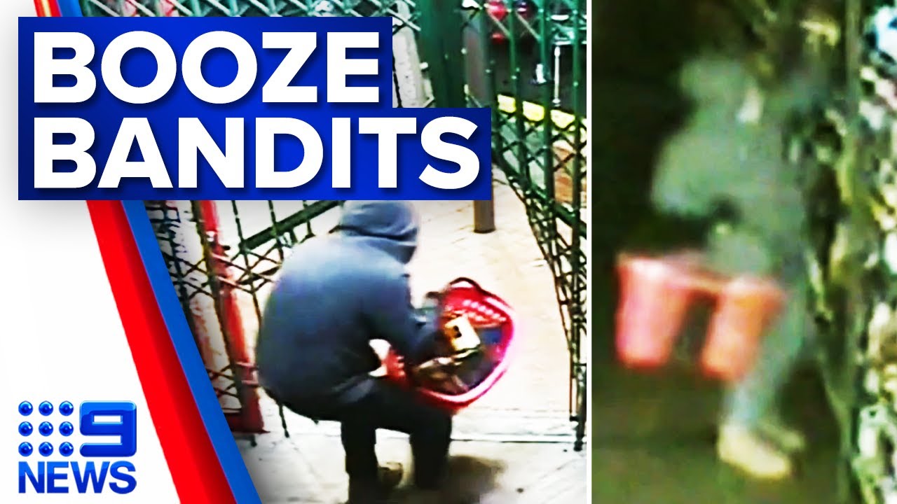 Thieves steal $30,000 in alcohol and cigarettes | 9 News Australia