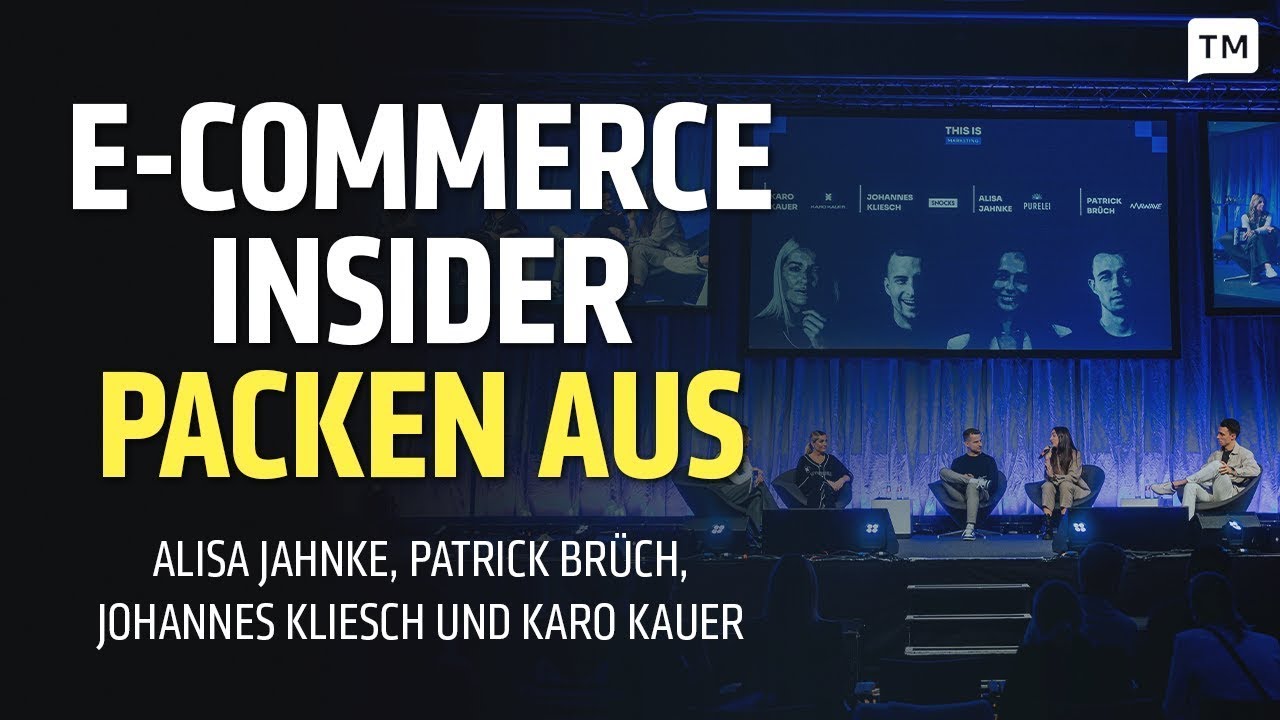 E-Commerce Business Tipps für 2024 (Karo Kauer, Johannes Kliesch, Alisa Jahnke und Patrick Brüch)