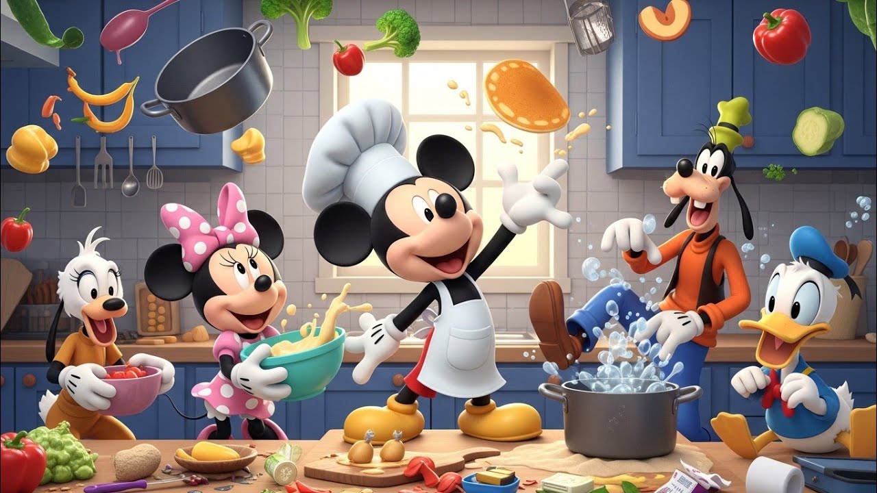 Funny Cooking Day with Mickey Mouse and Friends | Hilarious Kitchen Adventure for Kids