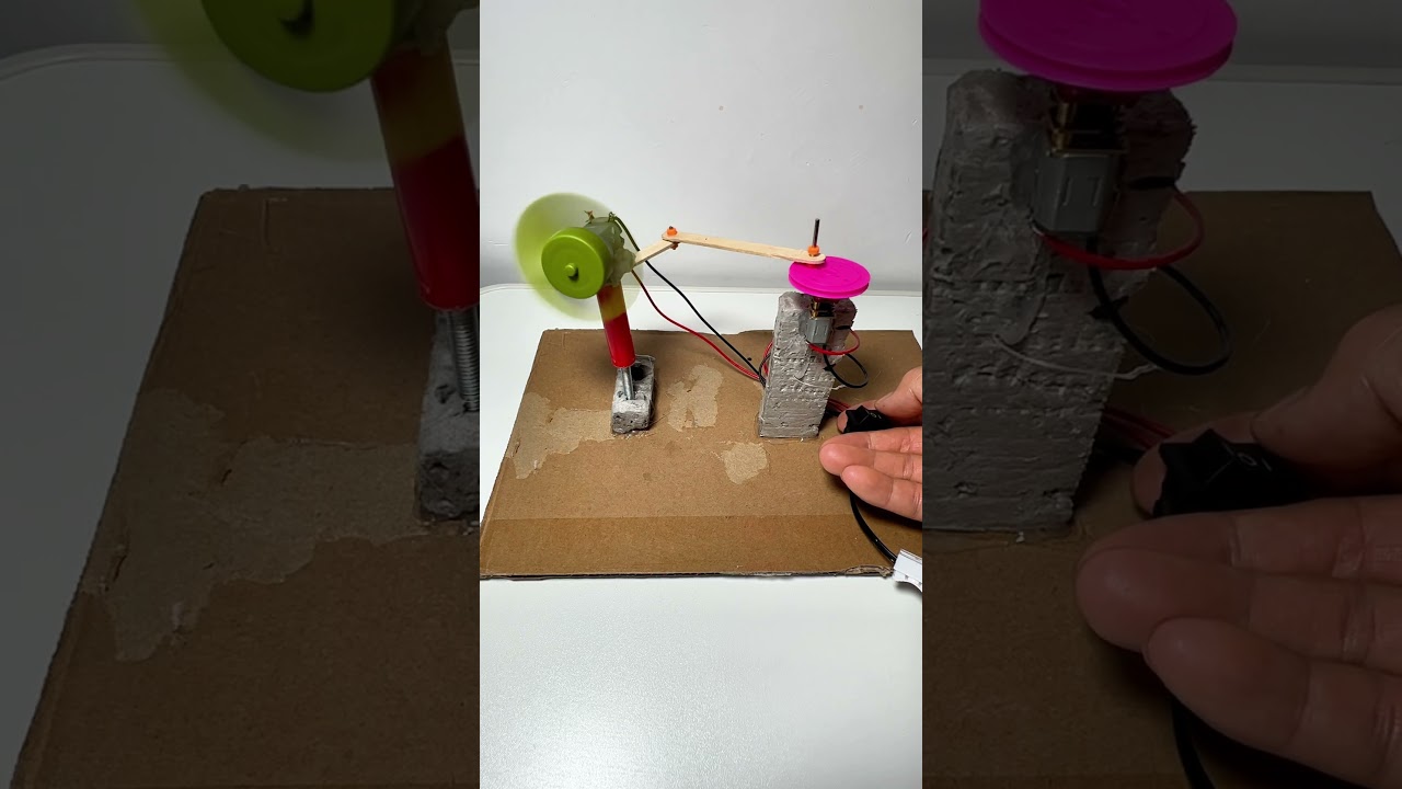 Shake the head fan #creation #smart #inventions #handmade #diy