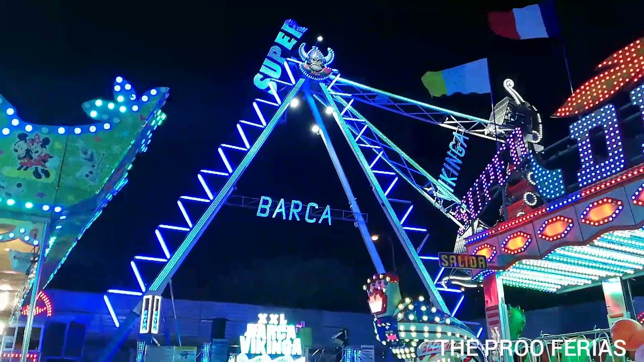 Super Barca Vikinga (Pequeña) Feria Navideña de 7 Palmas 2021-2022 (Gran Canaria).