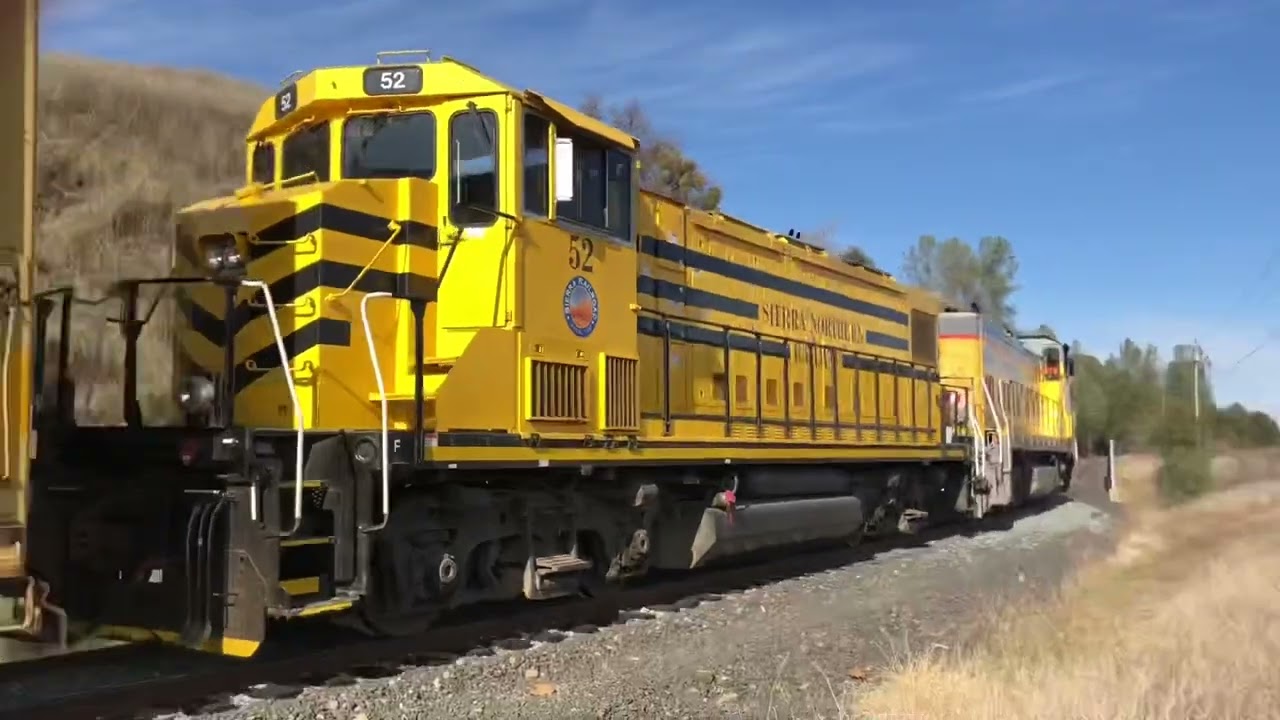 The Last Days For EMD’s On The Sierra, And Two “Hill Jobs” In One Day!