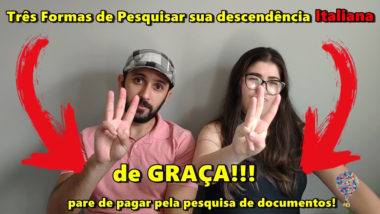 Cidadania Italiana - Três Formas de pesquisar sua descendência italiana de GRAÇA!