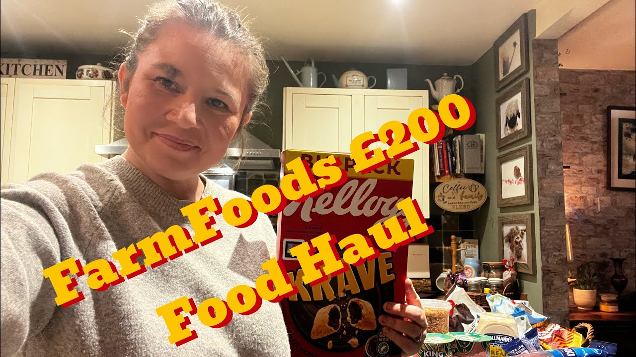 FarmFoods Large Shopping Haul.
