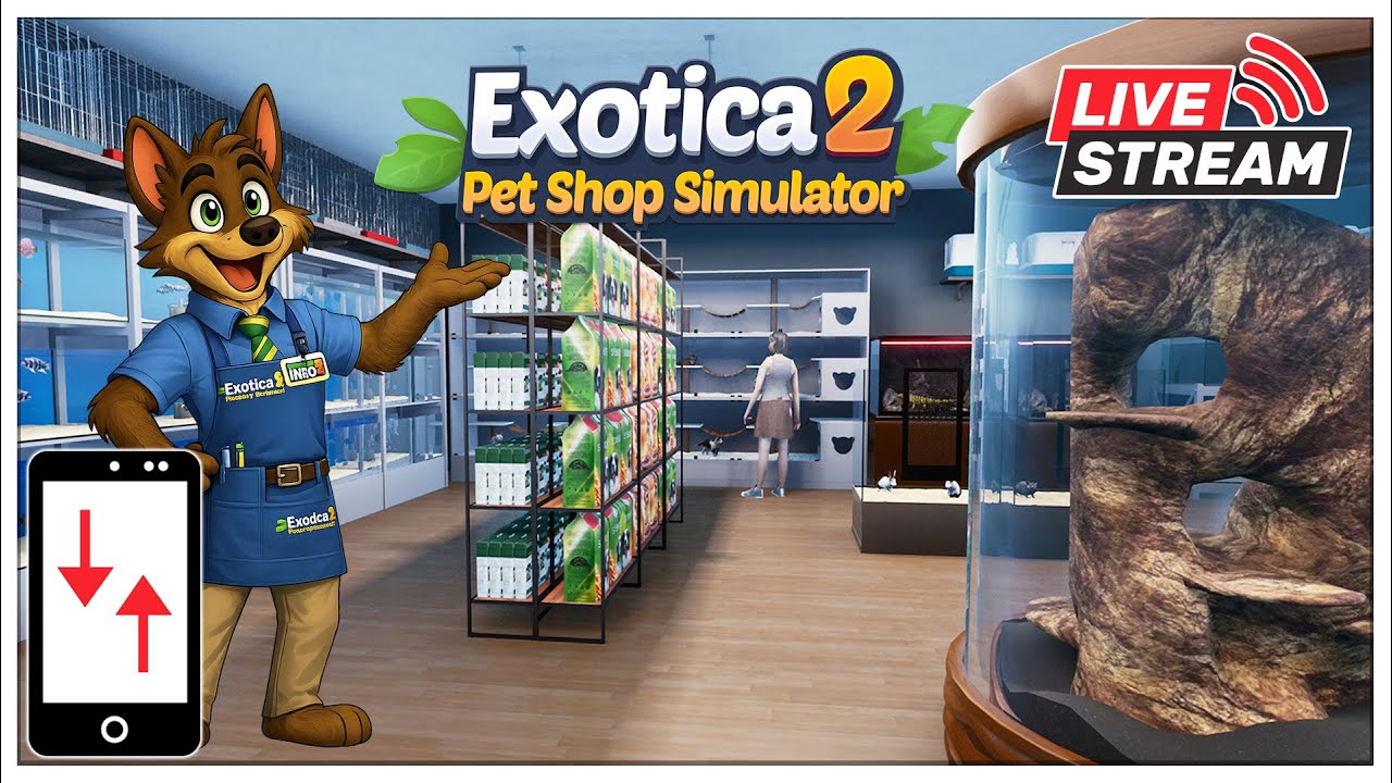 🔴 Can We Build the ULTIMATE Exotic Pet Shop? | Exotica 2 Pet Shop Simulator Gameplay