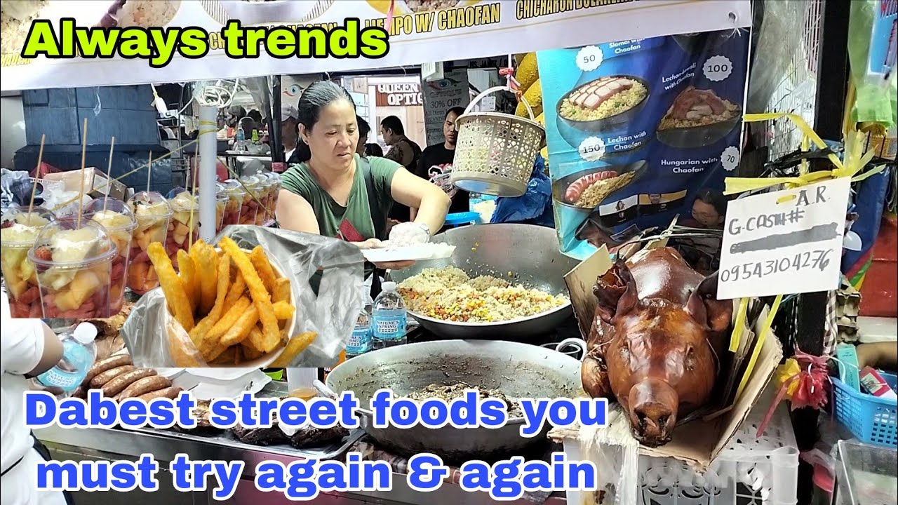 Dabest street foods na hindi mo dapat palampasin sa Quiapo Manila | Pinoy street foods 
