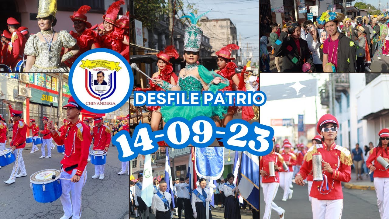 Colegio Rubén Darío, Chinandega | Desfile patrio 2023