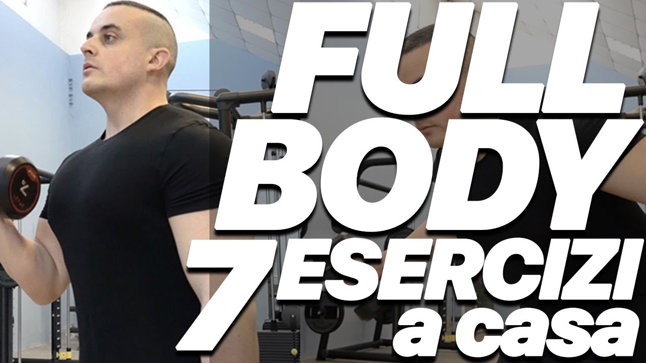 Scheda Massa Full Body con 2 Manubri SENZA Panca a Casa: 7 Esercizi