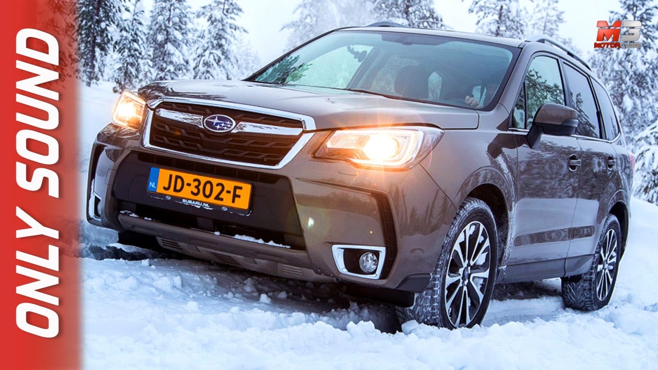 NEW SUBARU FORESTER 2017 - FINLAND SNOW TEST DRIVE ONLY SOUND