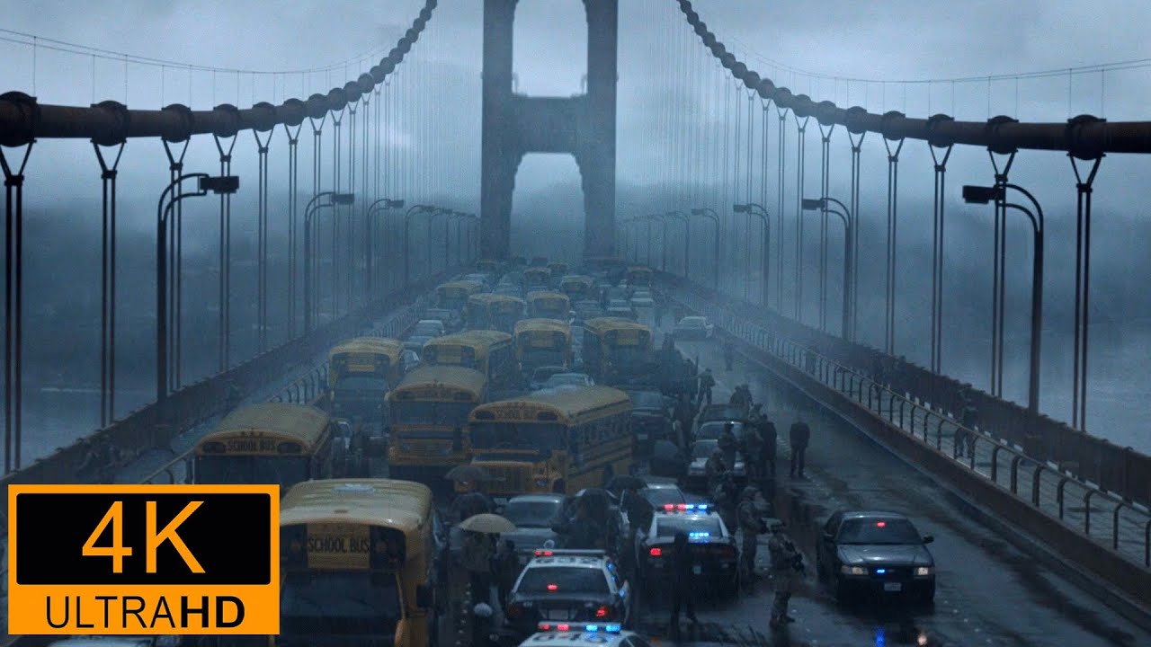 'Godzilla' (2014) 4K Clip: Complete Bridge Scene Part 1/2 (5.1 Dolby Digital Sound)