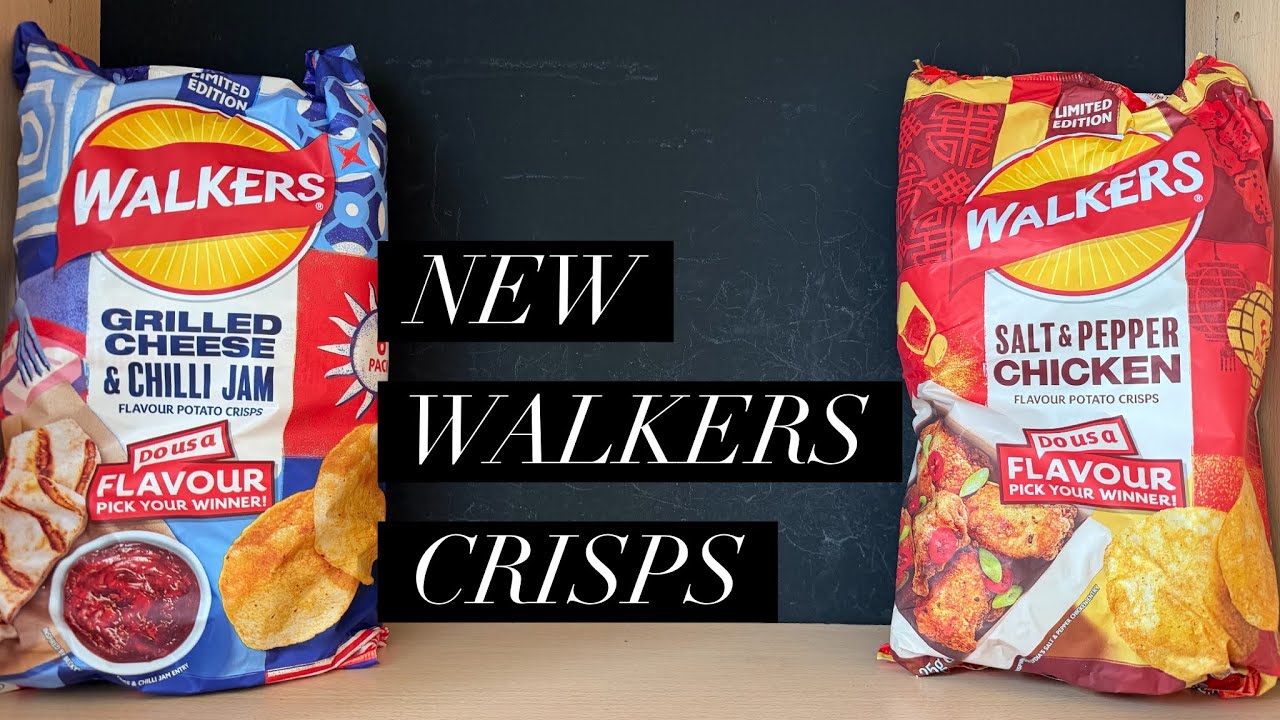 Обзор чипсов Walkers &laquo;Сыр на гриле и чили-джем&raquo;, обзор чипсов Walkers &laquo;Курица с солью и перцем&raquo;, ...