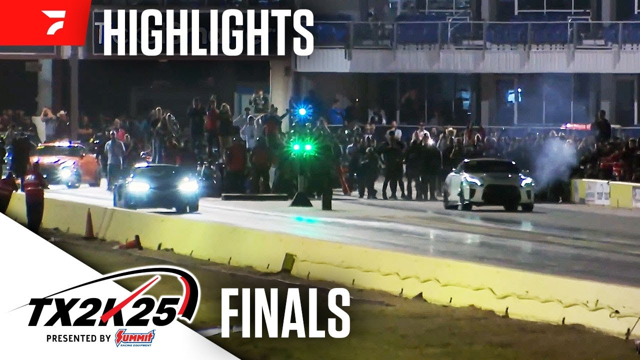 Final Drag Racing Rounds | TX2K25 at Texas Motorplex 3/16/25 | Highlights