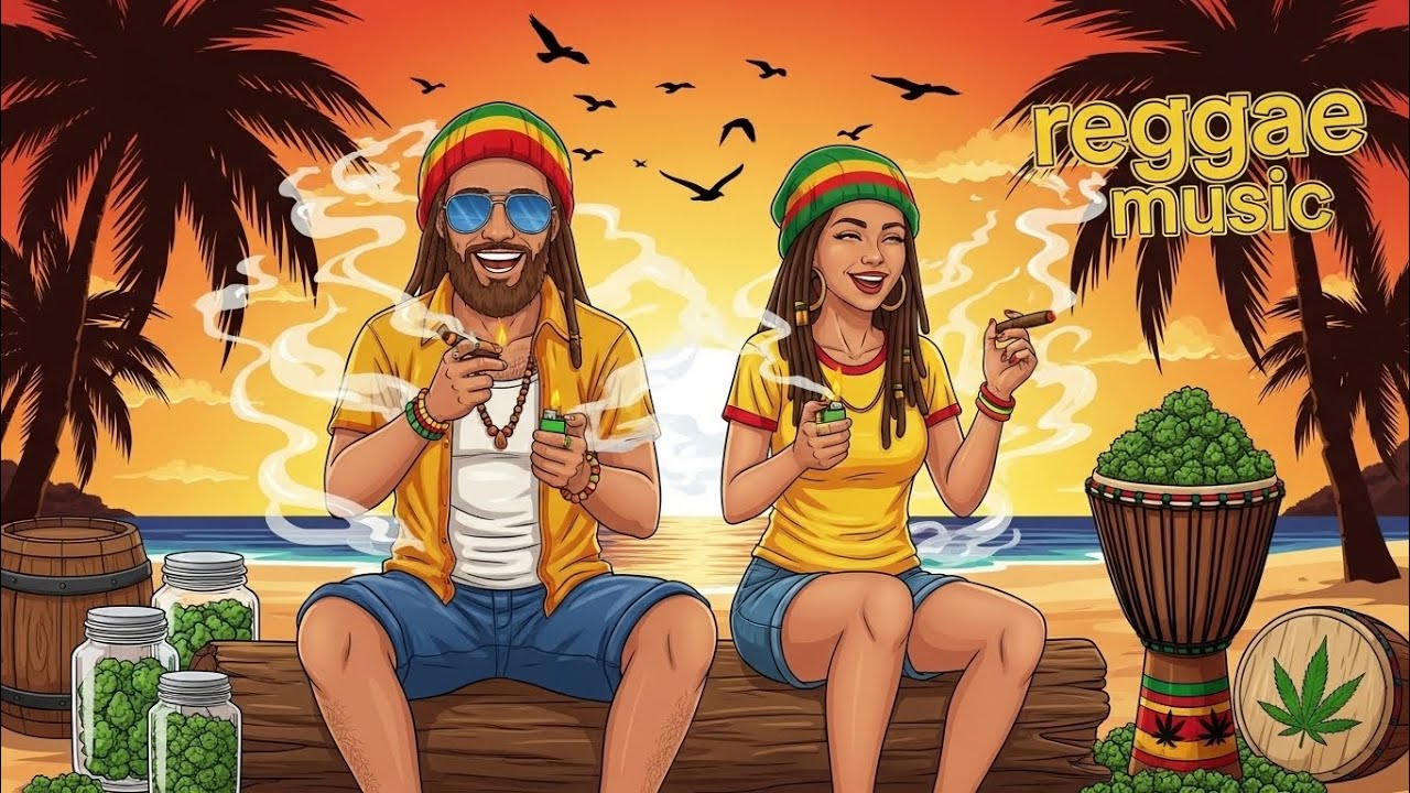 Love in the Air 💙🍃 | Romantic Reggae by the Lake 🏞️🎶