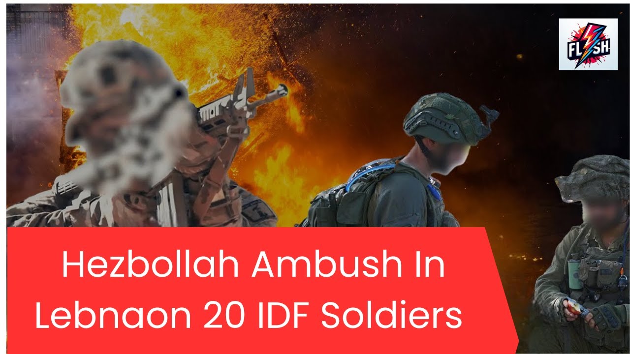 HEZBOLLAH AMBUSH IN LEBANON 20 IDF SOLDIERS KILLED IN DEVASTATING EXPLOSION