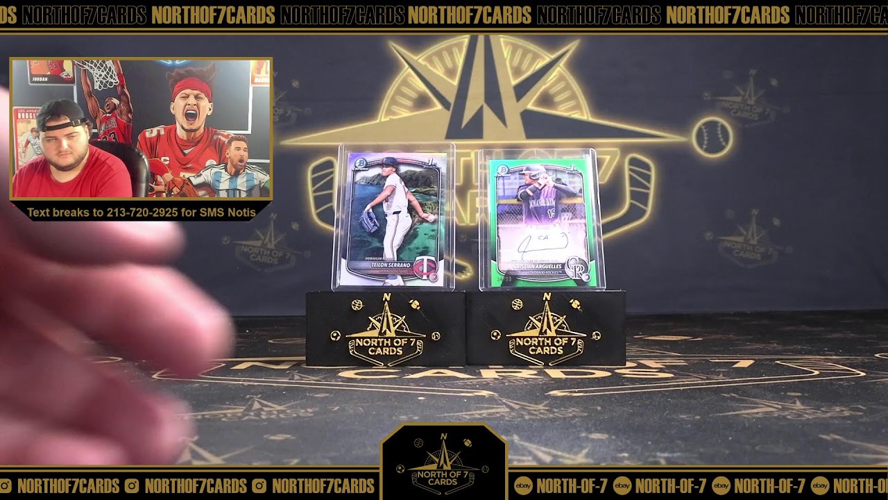 2025 Bowman Chrome Baseball Delight 1X Case Player BREAK #18- Oct 10th