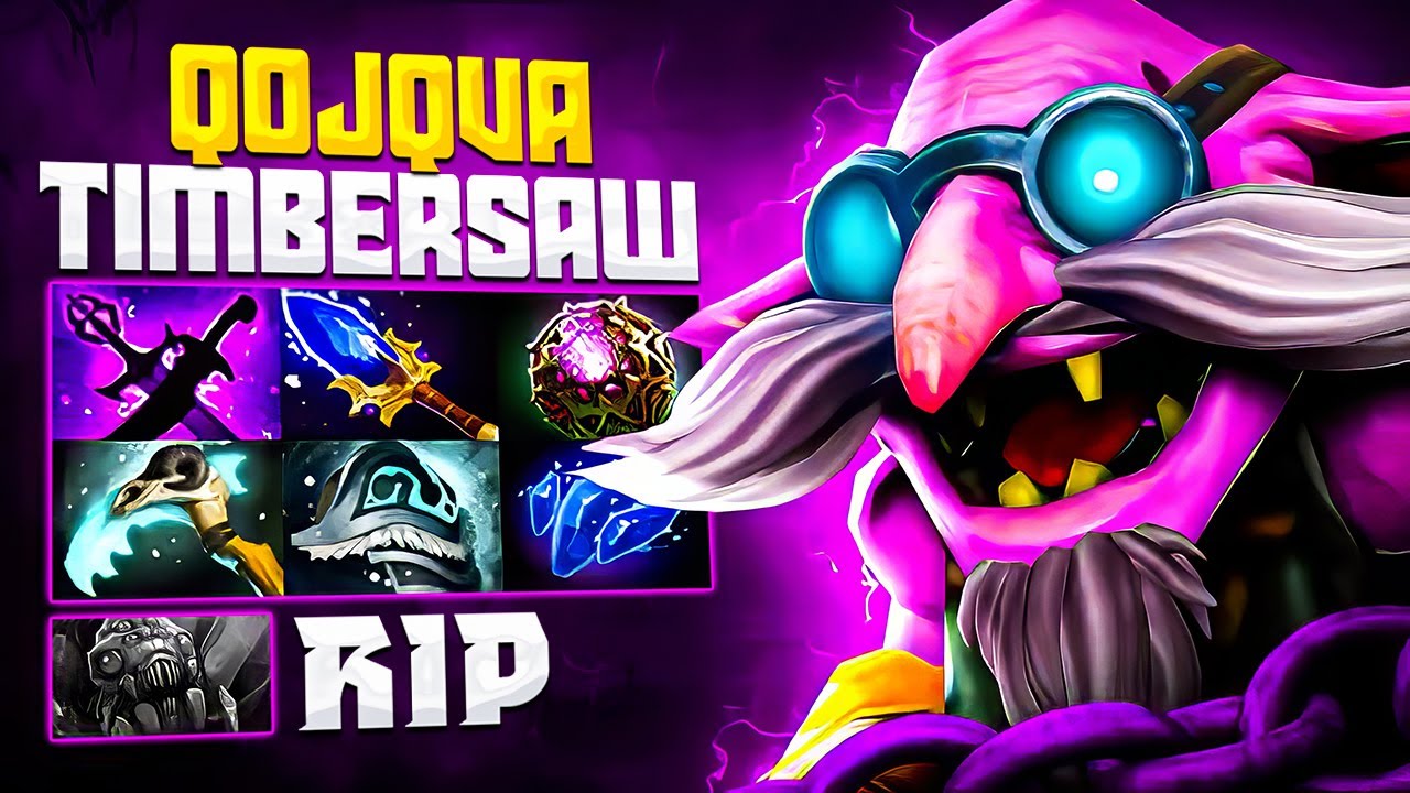 Brutal 2x Chakram By Qojqva Timbersaw No Mercy 40 Kills Nobody Can Shut His Machine Down Dota 2