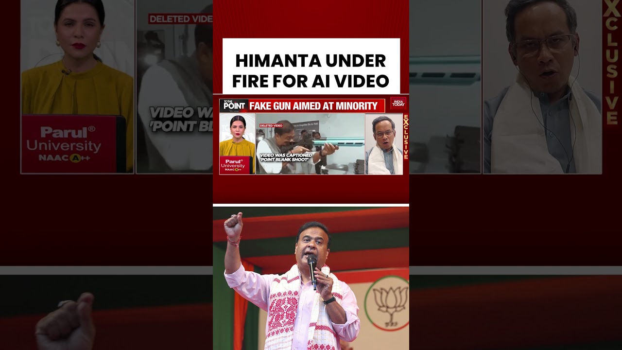 Assam CM Himanta Biswa Sarma Is Under Fire For AI Video | Gaurav Gogoi