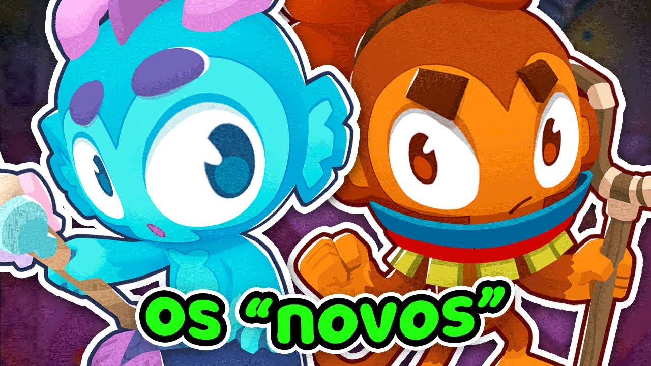 Jogando bloons só com os macaquin mais novos 🤠🤙