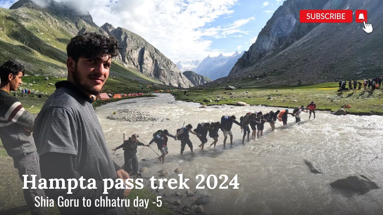 Hampta Pass Trek | Day -5 | Shea Goru to Chhatru | Yatridev vlogs