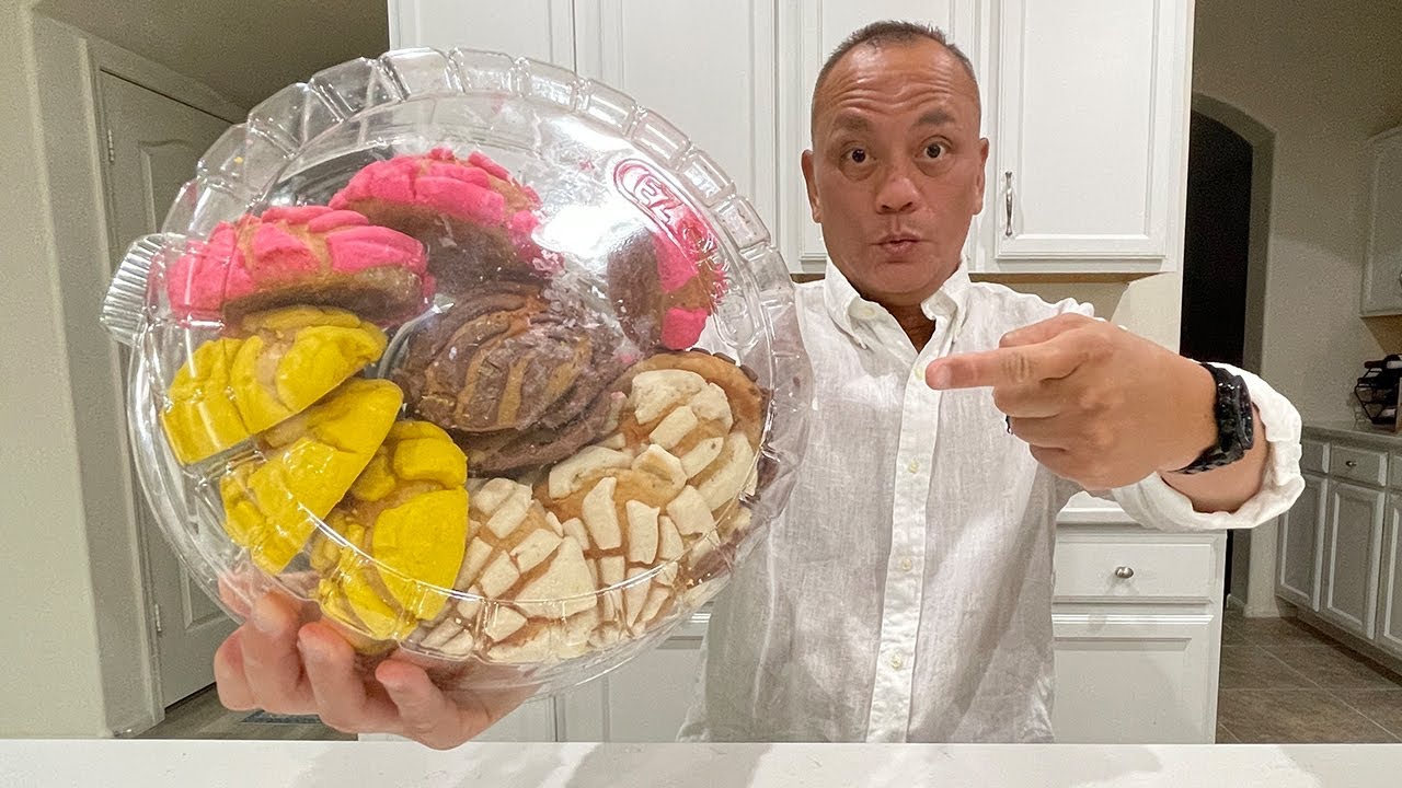 👂 ASMR MINI CONCHA VARIEDAD SWEET SPANISH BREAD (4 COLORS) AND EATING SOUNDS 👂 FULL VIDEO 👂 #asmr