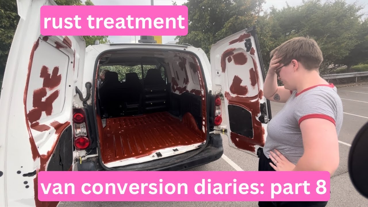 rust treatment | peugeot partner micro van conversion: part 8