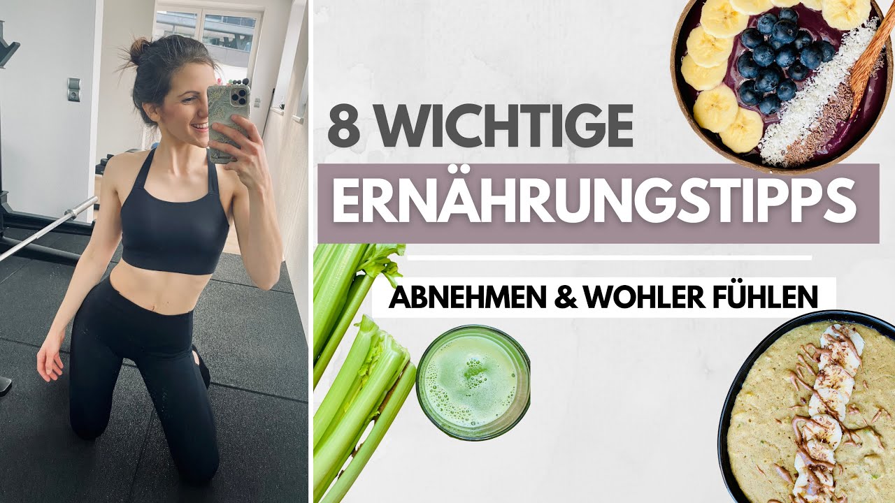 8 Tipps für eine gesunde Ernährung // So gelingt der Einstieg | GET STARTED CHALLENGE | Tina Halder