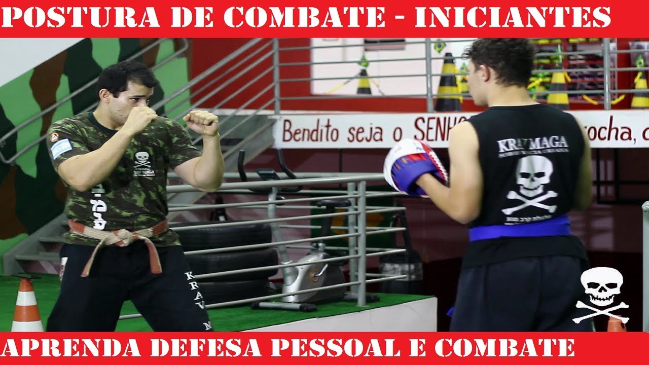 TREINO para INICIANTE - BASE DE LUTA - COMBATE KRAV MAGA AULA 1