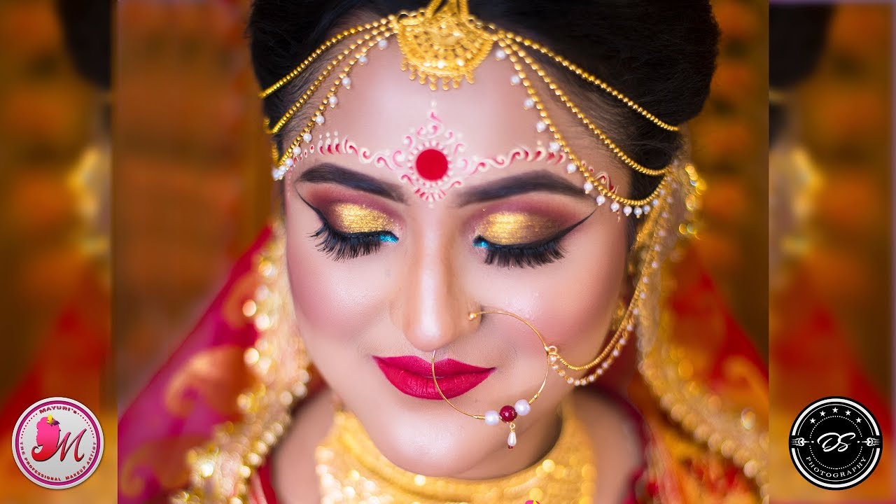 Best Bengali Indian Bridal Makeup Tutorial 2019 HD - Mayuri Sinha Sarkar