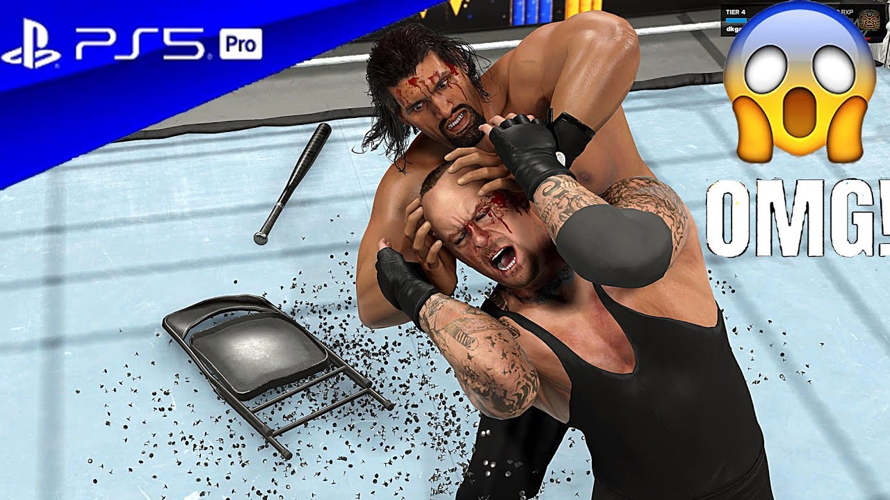 WWE 2K26 – The Undertaker vs. The Great Khali – No Holds Barred Match at WrestleMania 41 PS5  [4K60]