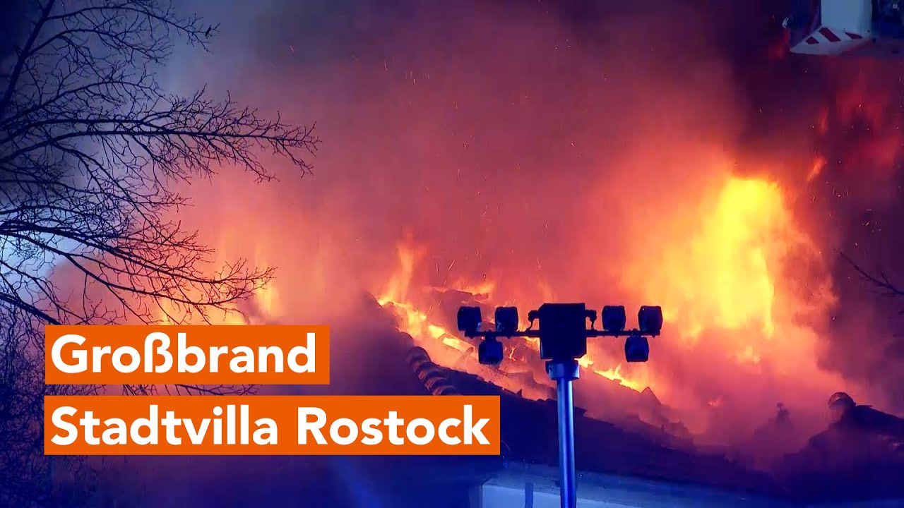 Großbrand in Rostocker Innenstadt – Zeugen gesucht