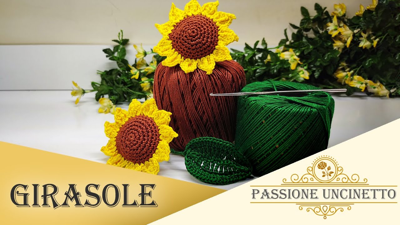 TUTORIAL: Girasole all'Uncinetto 🌻