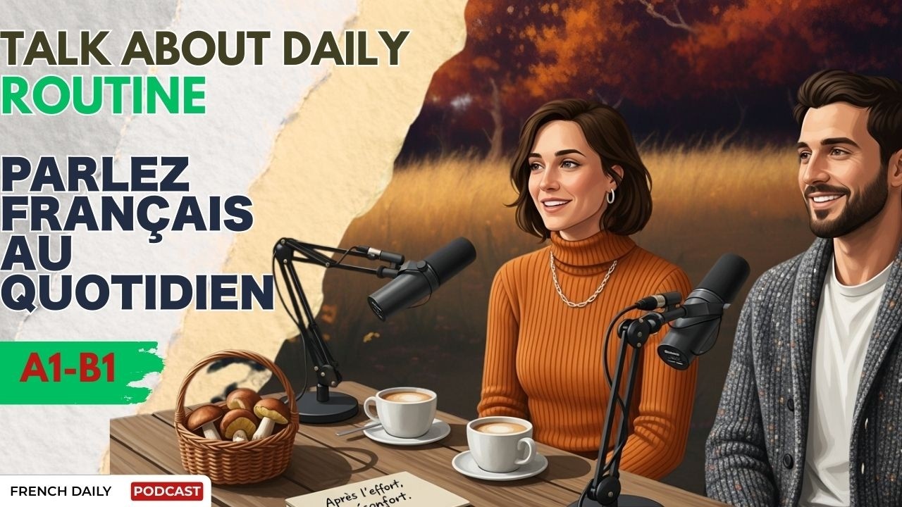 Conversation en français | Votre routine quotidienne (A1-B1)