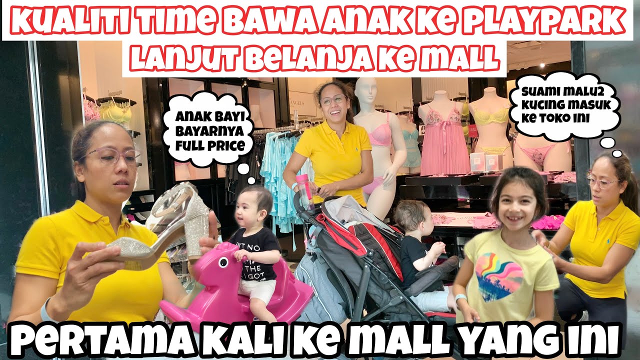 QUALITY TIME!! BAWA ANAK MAIN KE PLAYPARK PULANGNYA LANGSUNG BELANJA KE MALL || HIDUP DI USA MAHAL