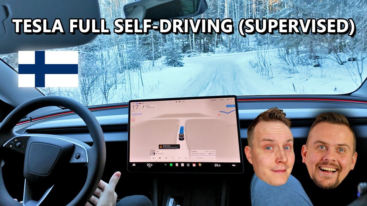 Testasimme Tesla Full Self-Driving (Supervised) ominaisuuden (Tampere/Lempäälä)