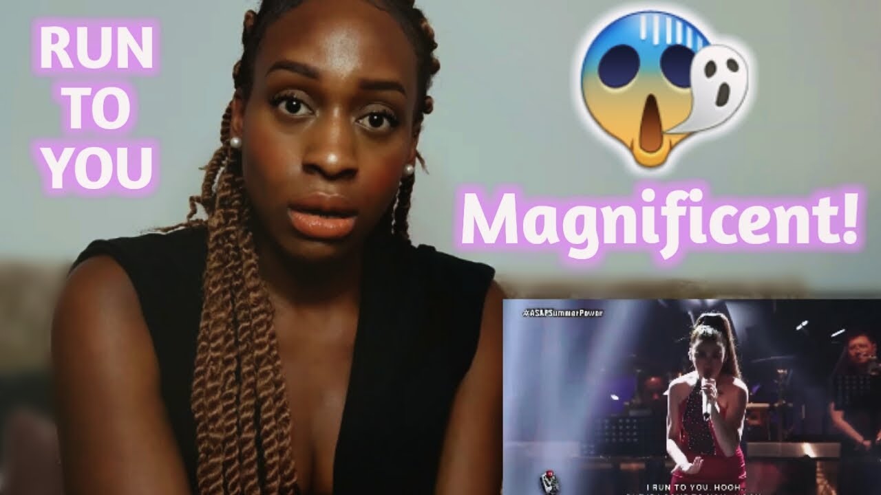 MORISSETTE AMON, RENDITION OF RUN TO YOU LIVE ON ASAP REACTION
